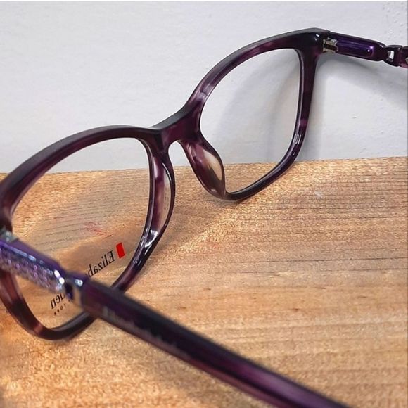 NEW Elizabeth Arden Eyeglass Frame, Prescription-ready PURPLE glasses 52-16-140 - Picture 4 of 5